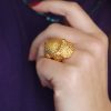 Mama Bear Δαχτυλίδι Χρυσό Χρώμα